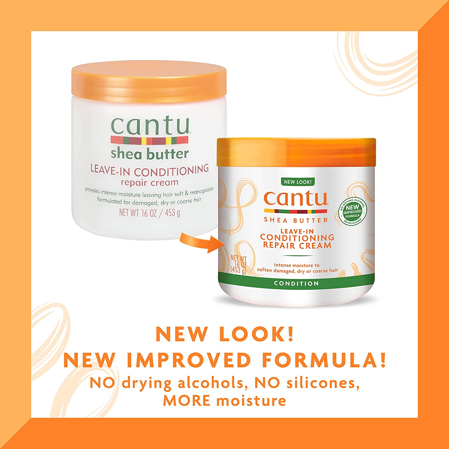 Cantu Shea Butter Leave-In Conditioning Repair Cream 453g – Original Hair Moisturizer | Best Price in Kigali Rwanda — buy in Kigali Rwanda