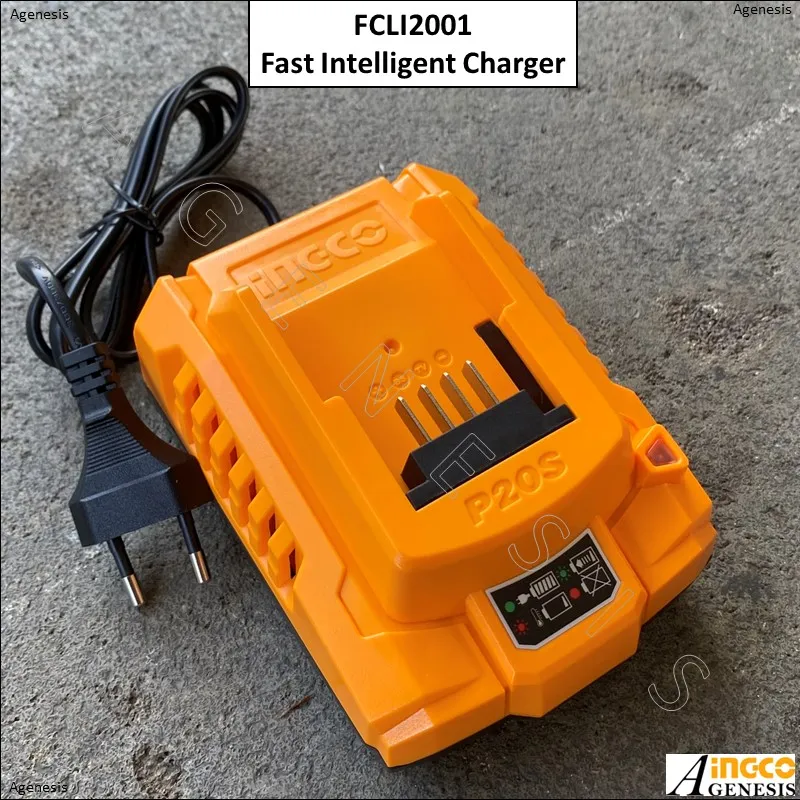 Ingco 20V Lithium-Ion Battery Charger – Reliable Power in Kigali available online in Rwanda