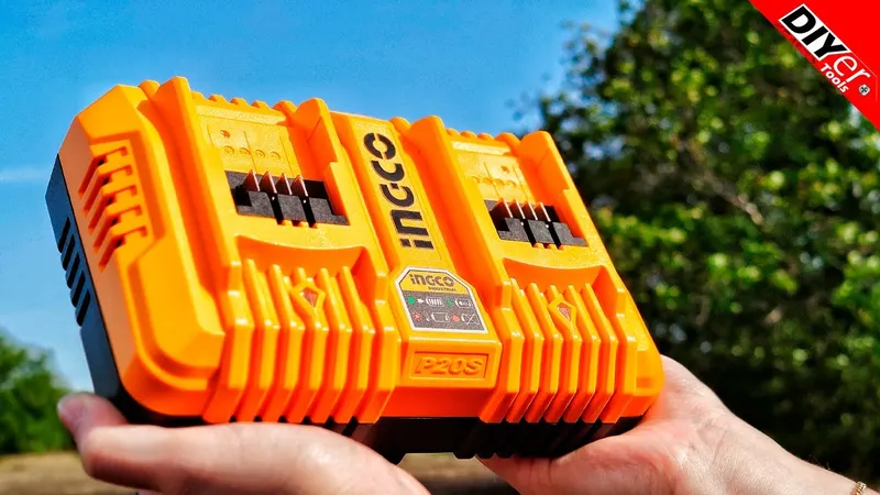 Ingco 20V Dual Fast Charger 8A (P20S) – High Speed in Kigali available online in Rwanda