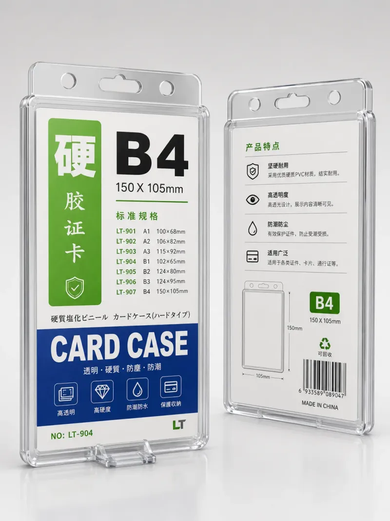 From 20pcs Badge Holder Plastifié B4 – Premium Laminated ID Badge Holder for Office & School in Kigali Rwanda available online in Rwanda