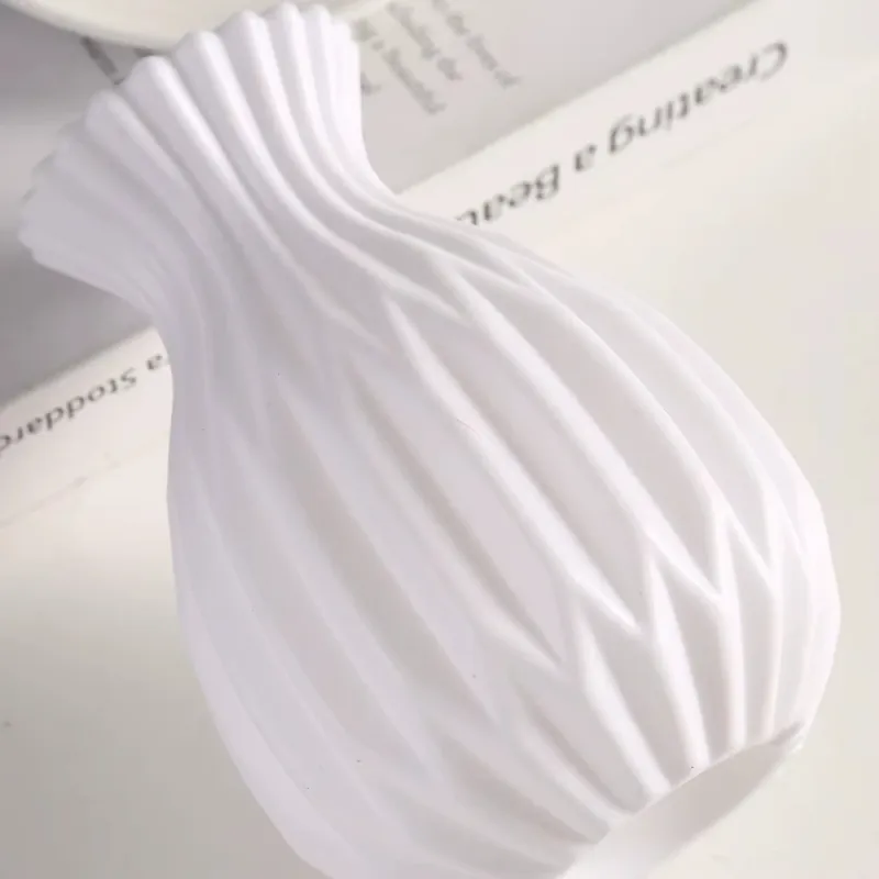 Elegant White Vase – Kigali Home Decor - Image 2