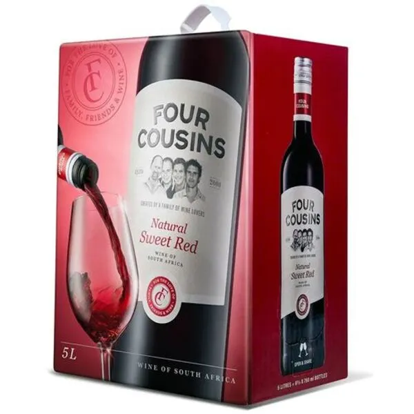 Four Cousins 5L Sweet & Dry Wine in Kigali available online in Rwanda