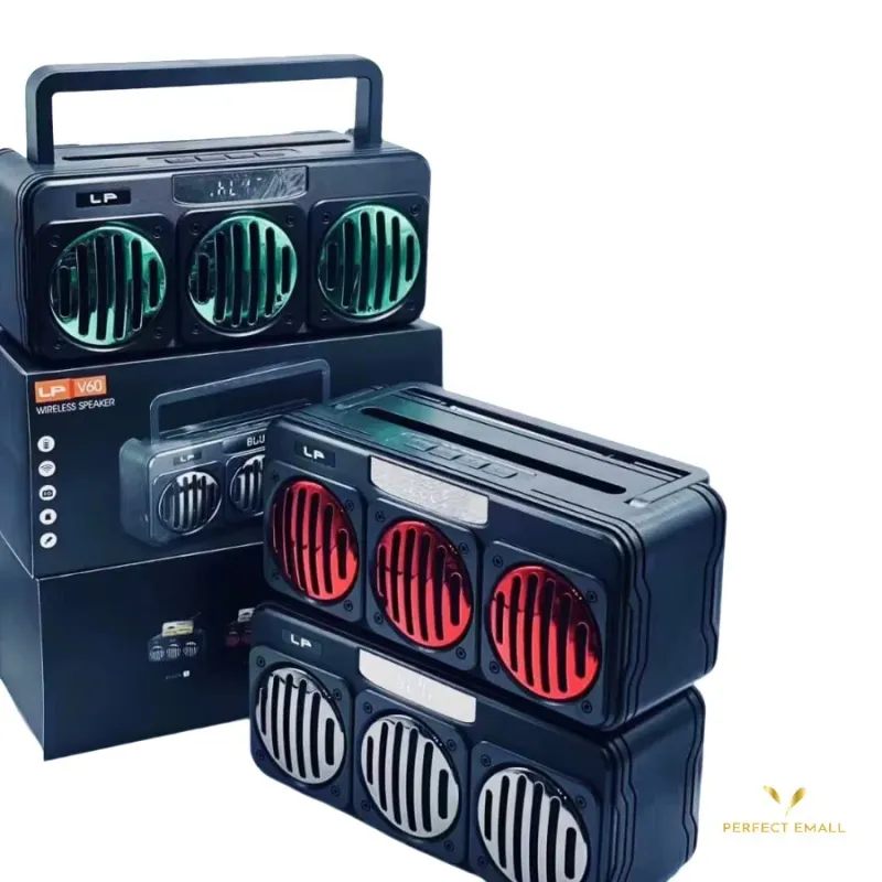 LP Wireless Speaker V60 | Bluetooth, FM & SD Card – Egura available online in Rwanda