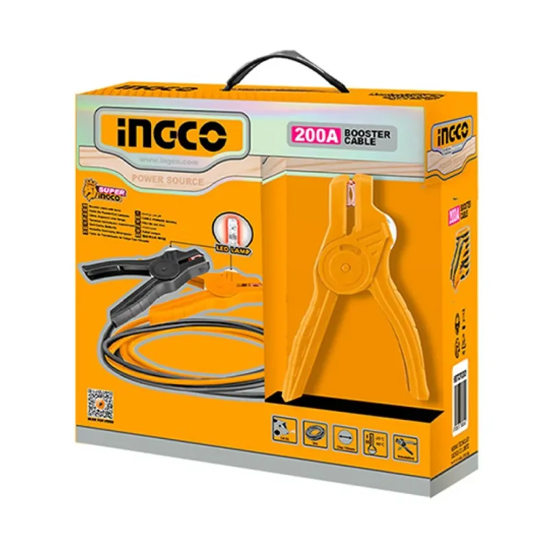 INGCO 600AMP Booster Cable 18x10C – Heavy Duty in Kigali available online in Rwanda