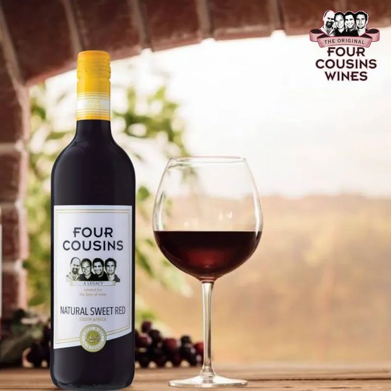 Four Cousins Red Sweet Wine in Kigali available online in Rwanda
