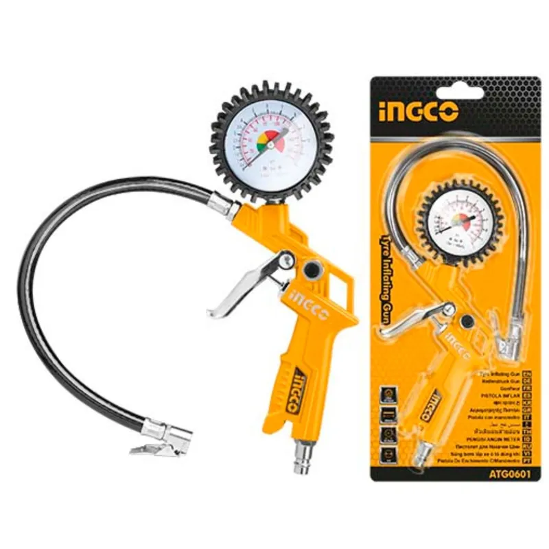 Ingco Air Tire Inflating Gun – Professional Air Pump Tool - Image 2