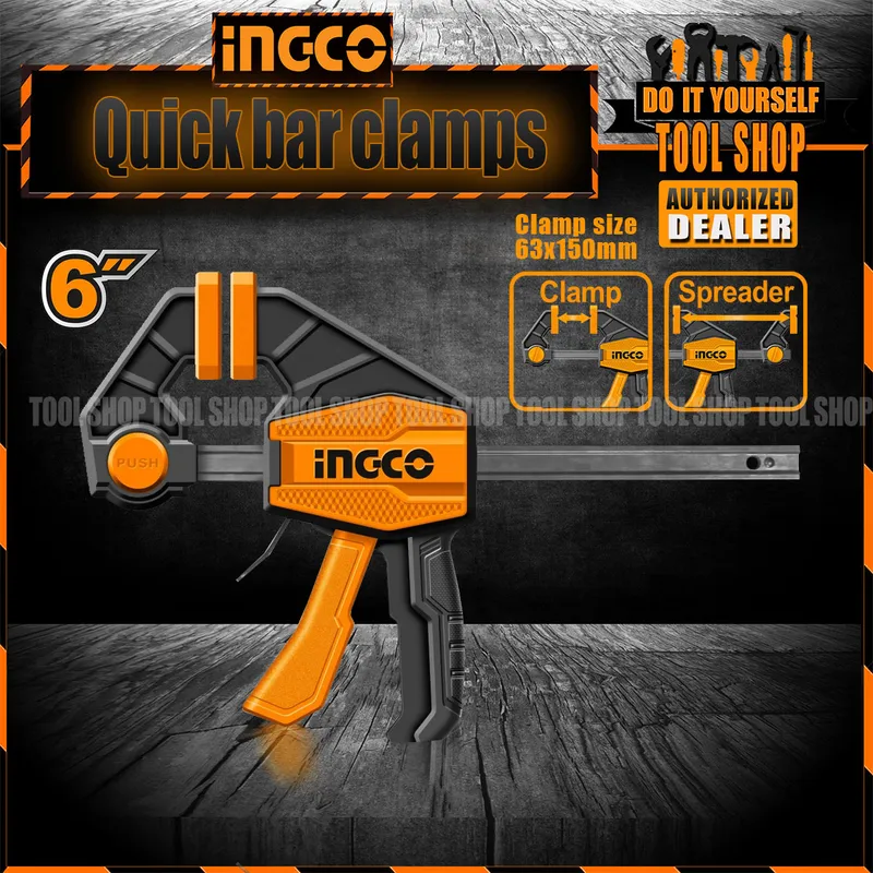 INGCO Original Quick Bar Clamp – Strong & Easy Grip | Kigali - Image 3