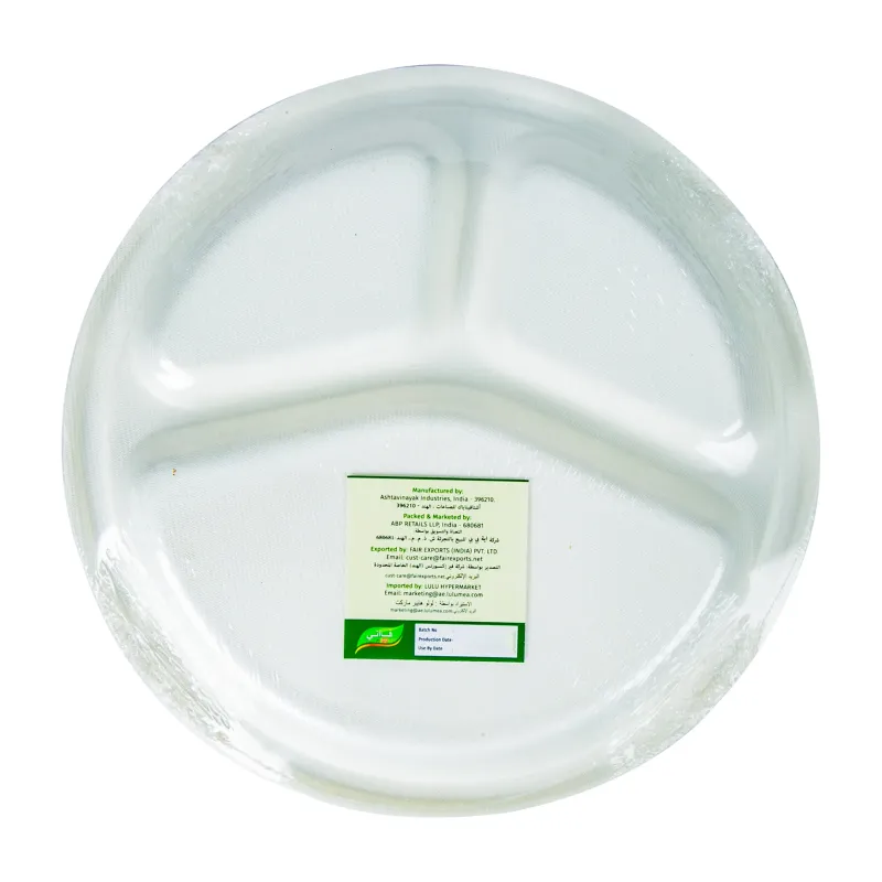 Round Compartment Plate 10PC Set – Durable & Easy to Clean | Kigali - Image 2