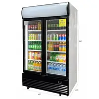 Nasco 1000L Double Door Display Fridge Nas CH1250 2DR available online in Rwanda