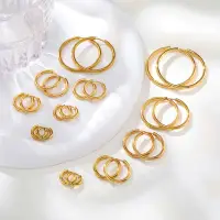 Classic Stainless Steel Hoop Earring available online in Rwanda