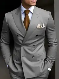 Men’s Solid Color Business Suit in Kigali – Elegant & Professional | eGura available online in Rwanda