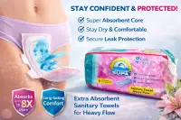 10pcs Supa Sanitary Towels Heavy Flow – Extra Absorbent Pads in Kigali available online in Rwanda