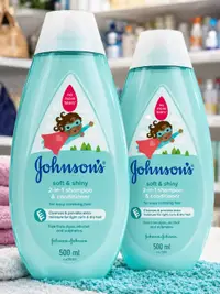 Johnson's Soft & Shiny 2-in-1 Shampoo Conditioner 500ml Kigali available online in Rwanda