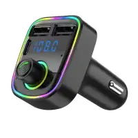 C2 Bluetooth 5.0 Car Charger with FM Transmitter & MP3 Player in Kigali Rwanda – Fast USB Charging Adapter for iPhone 17, Android & Tablets available online in Rwanda
