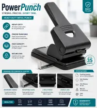 Heavy Duty Hole Punch P-865 Kigali | Office Paper Punch Rwanda available online in Rwanda