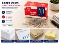 Paper Clips Kigali | Metal Binder Clips Bulk Office Stationery available online in Rwanda