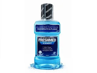 Freshmed Mouthwash Icemint 250ml available online in Rwanda