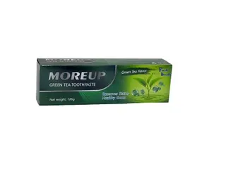 Moreup Tooth Paste Greeen tea flavor 120g available online in Rwanda