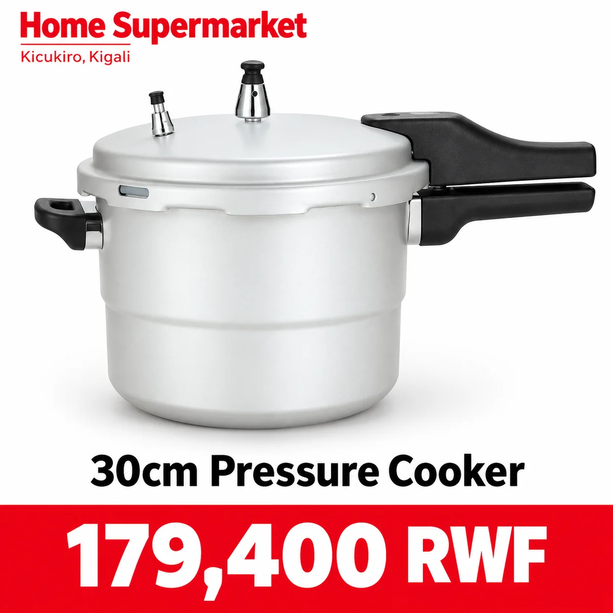 30cm Pressure Cooker available online in Rwanda