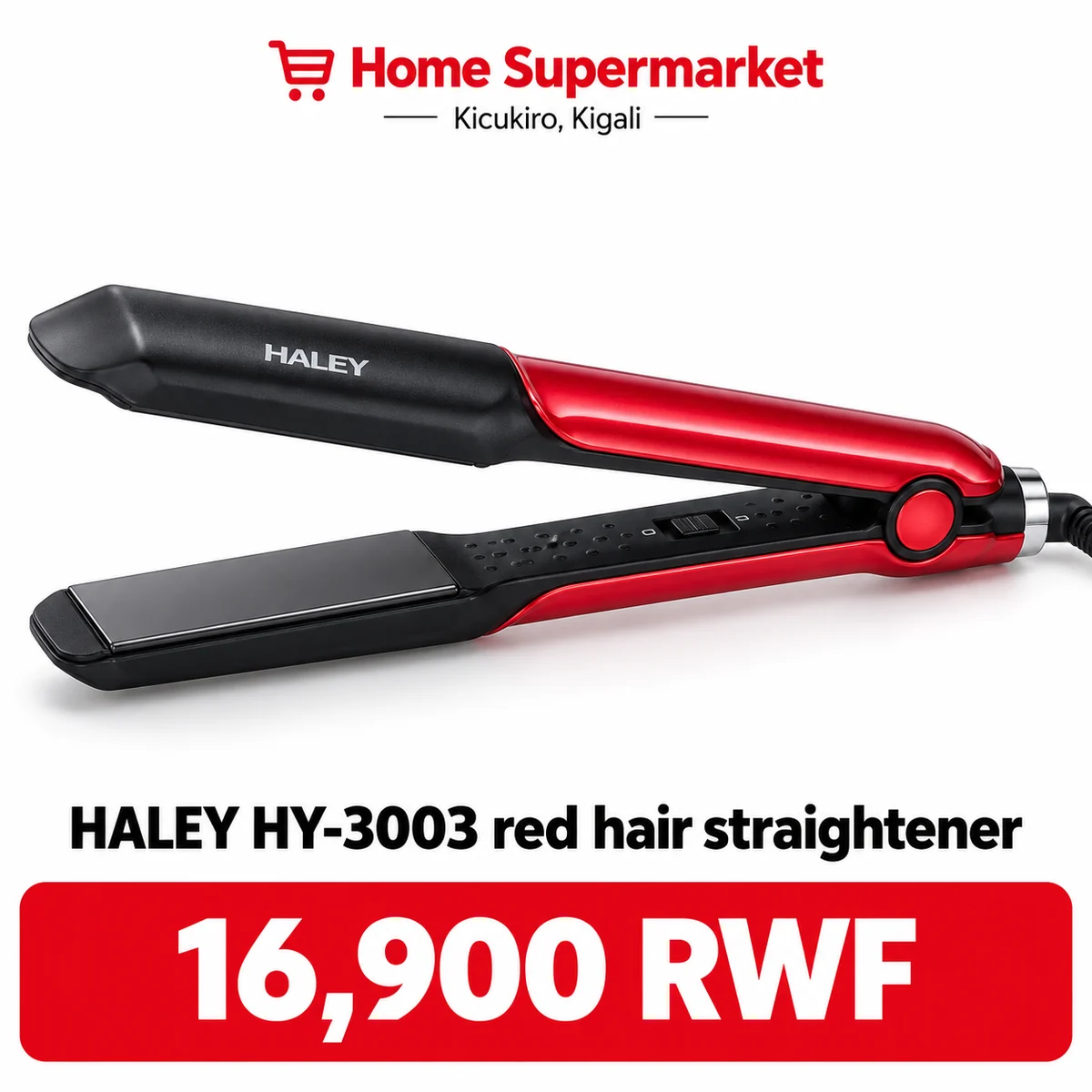 HALEY HY-3003 Hair Straightener available online in Rwanda