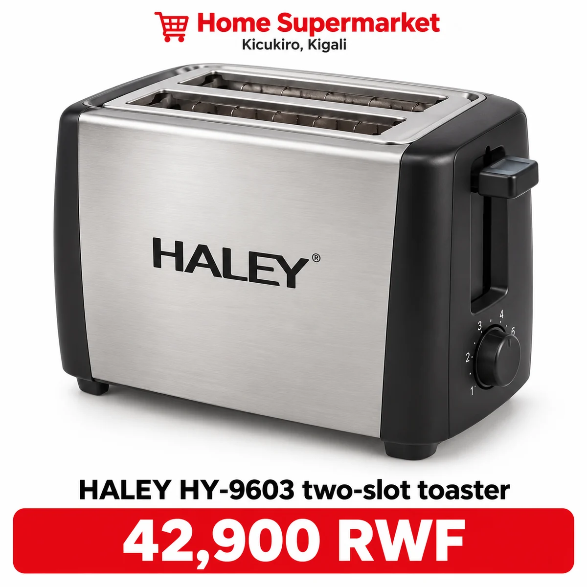 HALEY HY-9603 Toaster available online in Rwanda