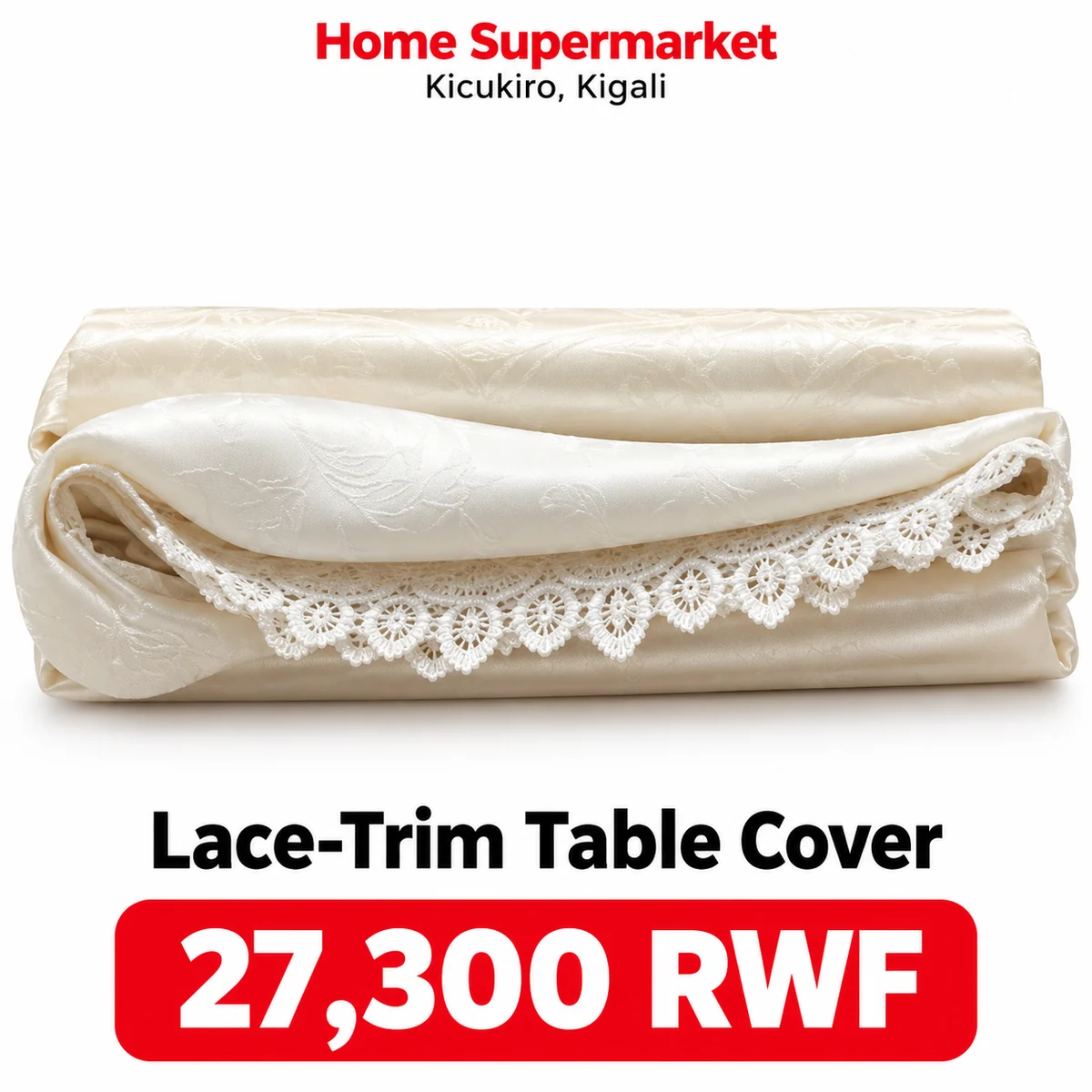 Lace-Trim Table Cover available online in Rwanda