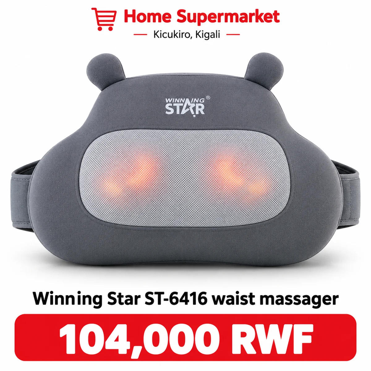 Winning Star ST-6416 Waist Massager available online in Rwanda